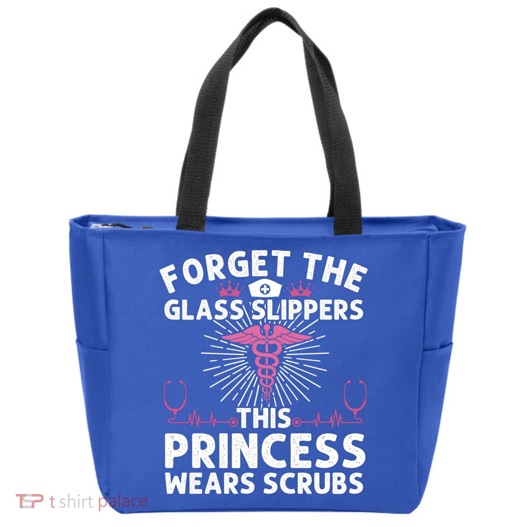 Funny Nurse Gift Cool This Princess Wears Scrubs Gift Tote Bag