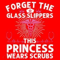 Funny Nurse Gift Cool This Princess Wears Scrubs Gift Santa Hat thumb 1