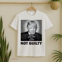 Funny Not Guilty Trump Mug Shot T-Shirt thumb 2