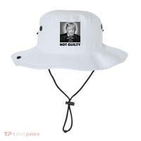 Funny Not Guilty Trump Mug Shot Bucket Hat thumb 0