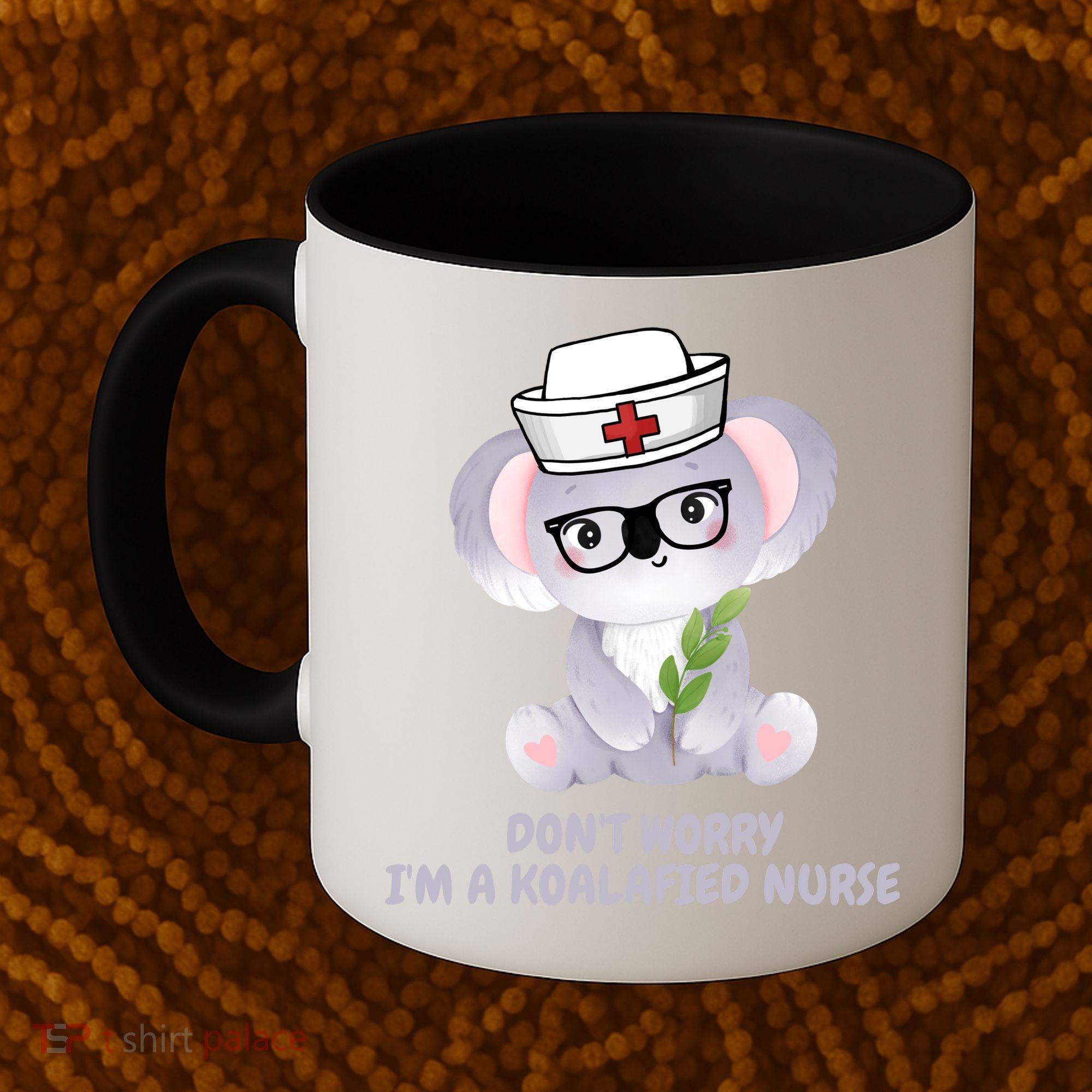 Funny Nurse Gifts, Koala Koalafied Nursing Qualified Coffee Mug