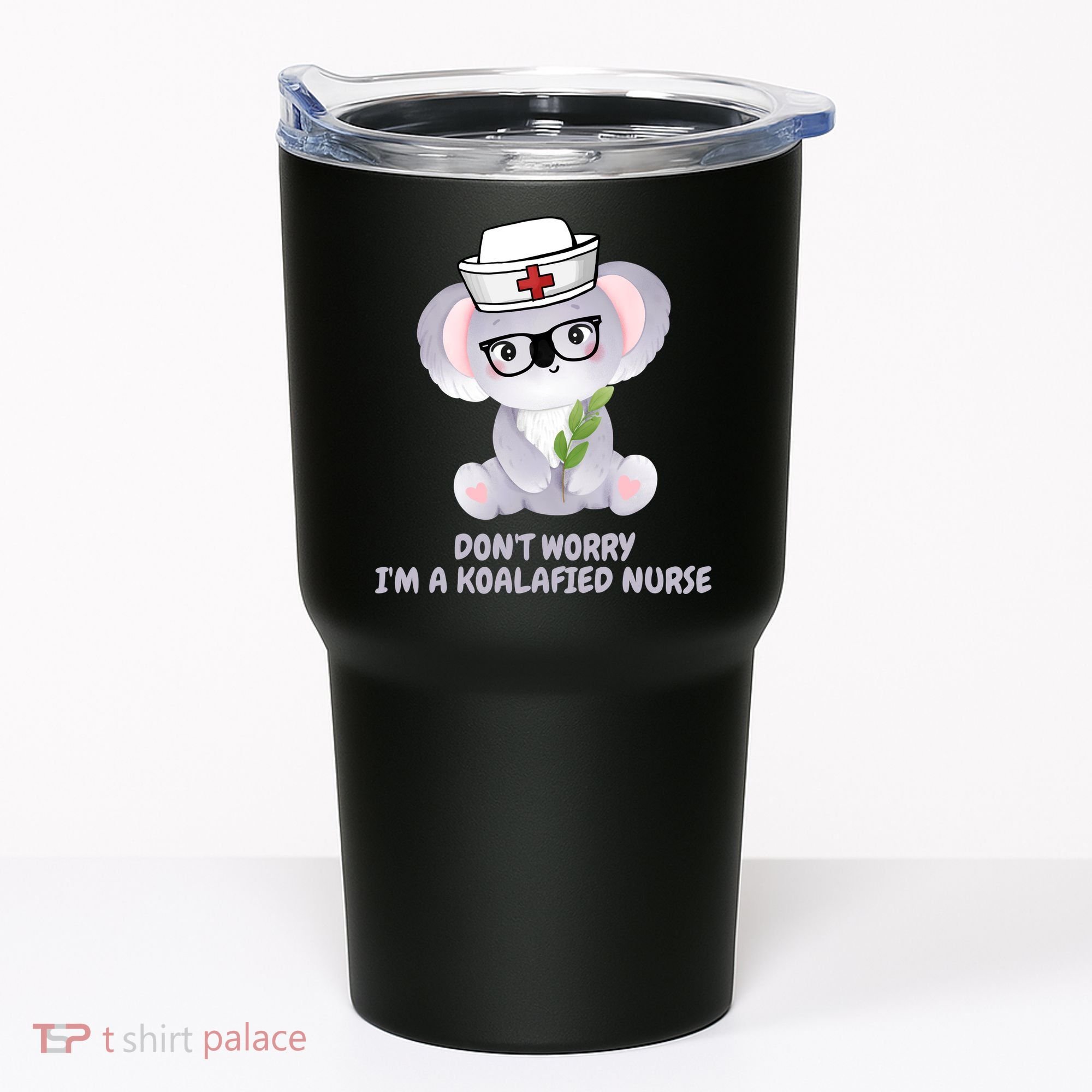Funny Nurse Gifts, Koala Koalafied Nursing Qualified Tumbler