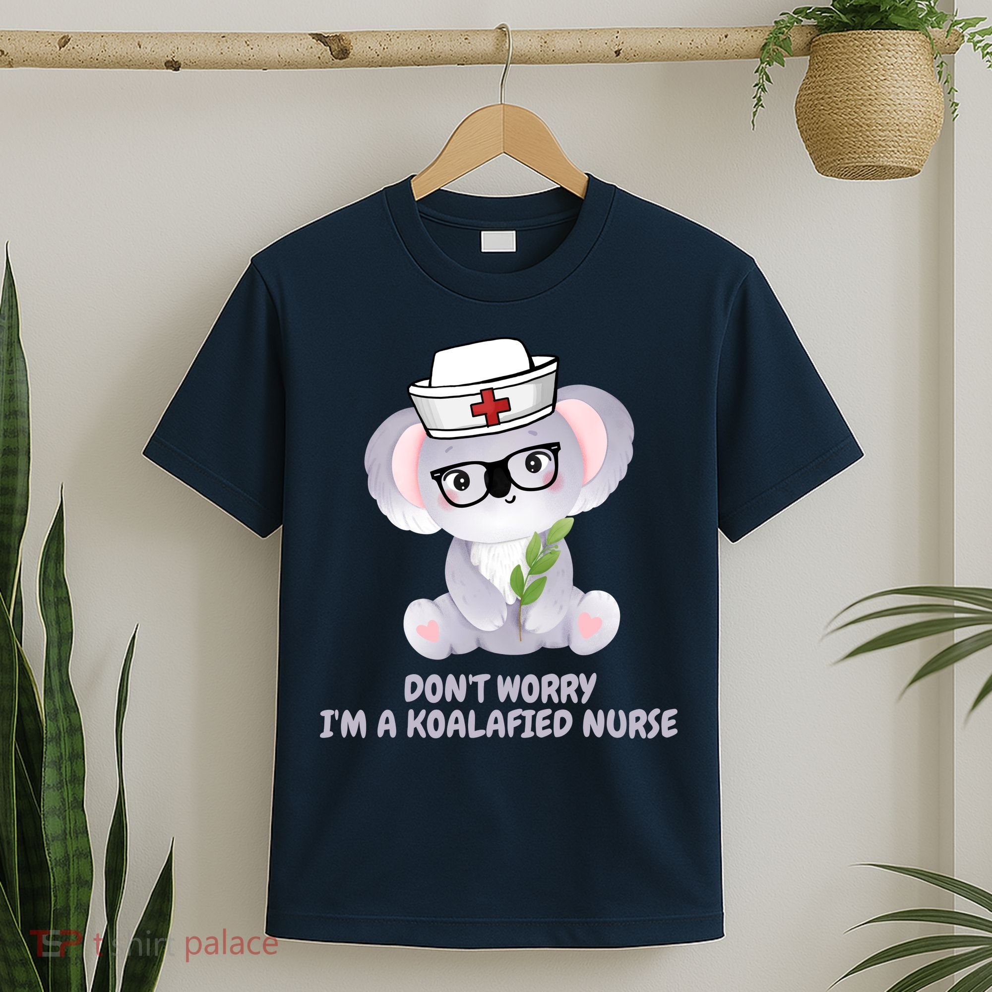 Funny Nurse Gifts, Koala Koalafied Nursing Qualified T-Shirt