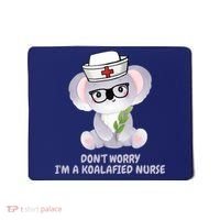 Funny Nurse Gifts, Koala Koalafied Nursing Qualified Mousepad thumb 0