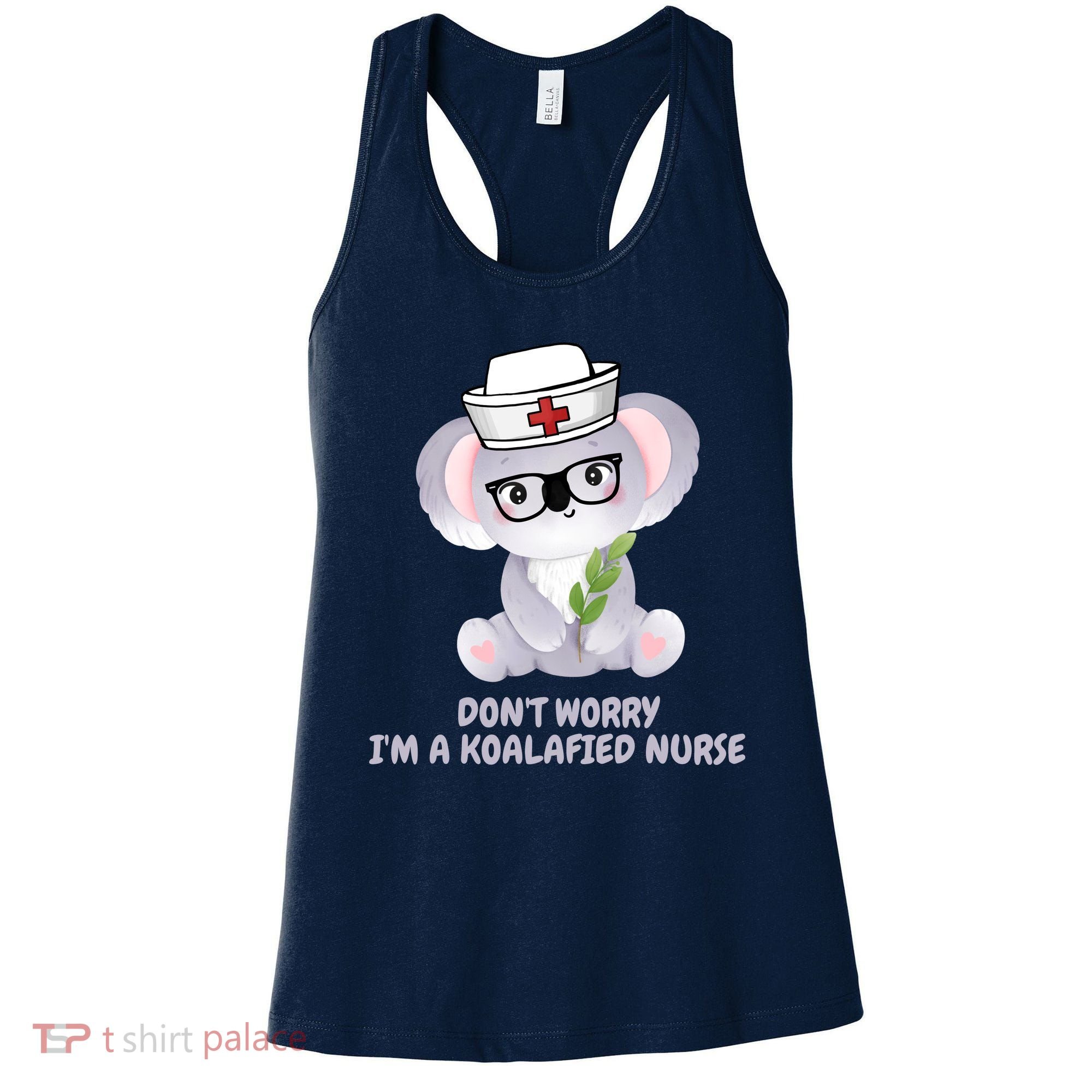 Funny Nurse Gifts, Koala Koalafied Nursing Qualified Women's Tank Top