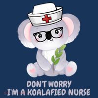 Funny Nurse Gifts, Koala Koalafied Nursing Qualified Women's Tank Top thumb 5