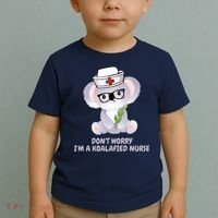Funny Nurse Gifts, Koala Koalafied Nursing Qualified Toddler T-Shirt thumb 2