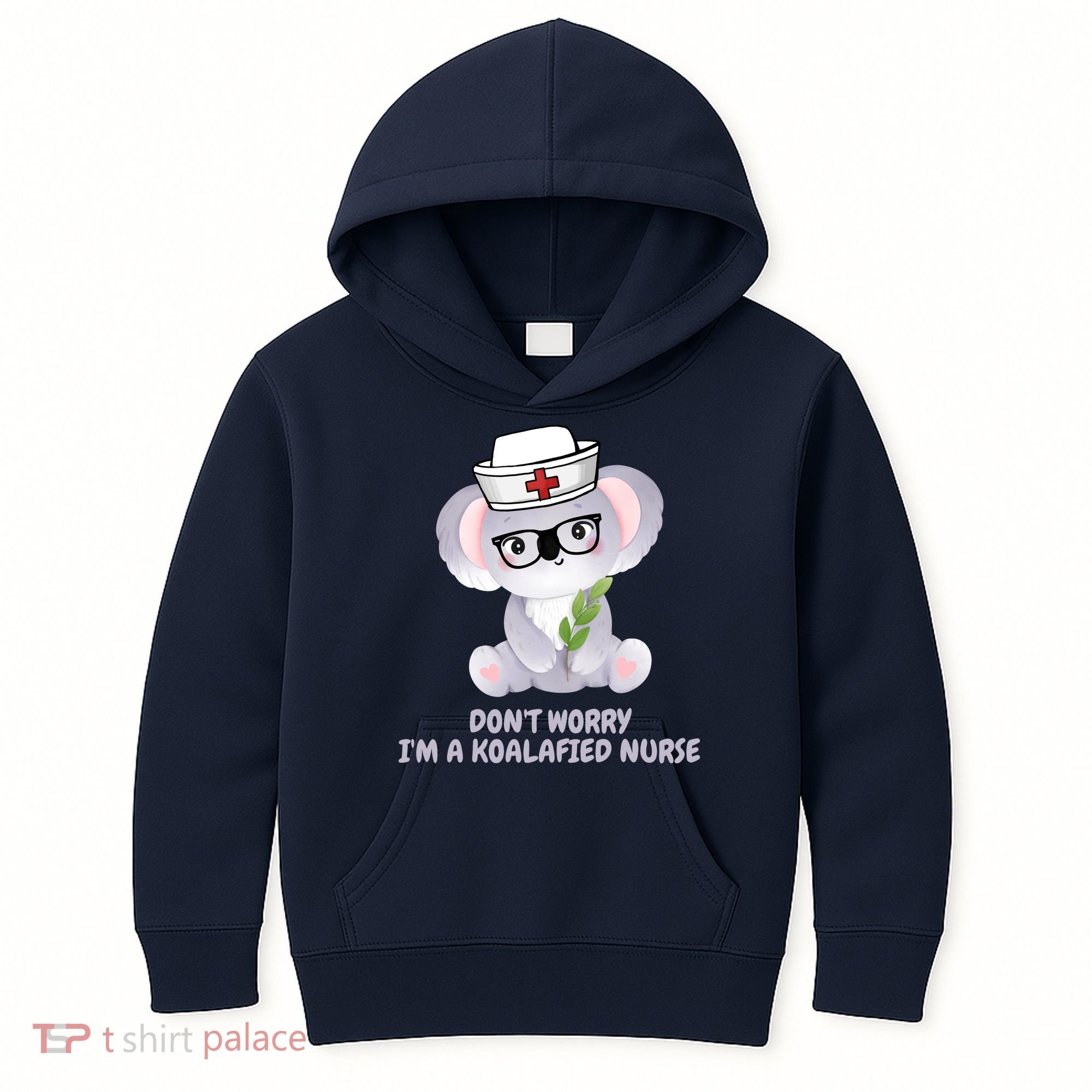 Funny Nurse Gifts, Koala Koalafied Nursing Qualified Kids Hoodie