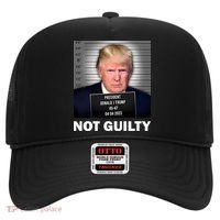 Funny Not Guilty Donald Trump Mug Shot Hat thumb 0