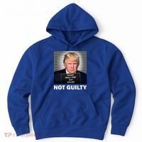 Funny Not Guilty Donald Trump Mug Shot Hoodie thumb 0
