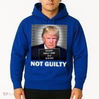 Funny Not Guilty Donald Trump Mug Shot Hoodie thumb 2
