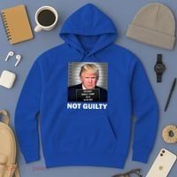 Funny Not Guilty Donald Trump Mug Shot Hoodie thumb 3