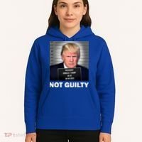 Funny Not Guilty Donald Trump Mug Shot Hoodie thumb 5