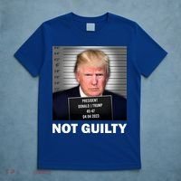 Funny Not Guilty Donald Trump Mug Shot T-Shirt thumb 5