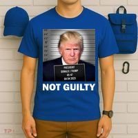 Funny Not Guilty Donald Trump Mug Shot T-Shirt thumb 6