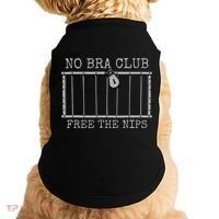 Feminist Not Guilty Free The Nips No Bra Club Doggie Tank thumb 0