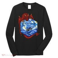 Funny Nerdy Gamer Fantasy Art Starry Night Gift Long Sleeve Shirt thumb 0