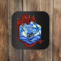 Funny Nerdy Gamer Fantasy Art Starry Night Gift Coaster thumb 0