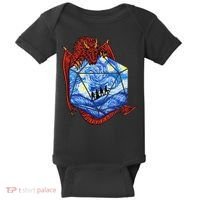 Funny Nerdy Gamer Fantasy Art Starry Night Gift Baby Bodysuit thumb 0