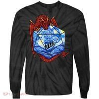 Funny Nerdy Gamer Fantasy Art Starry Night Gift Tie-Dye Long Sleeve Shirt thumb 0