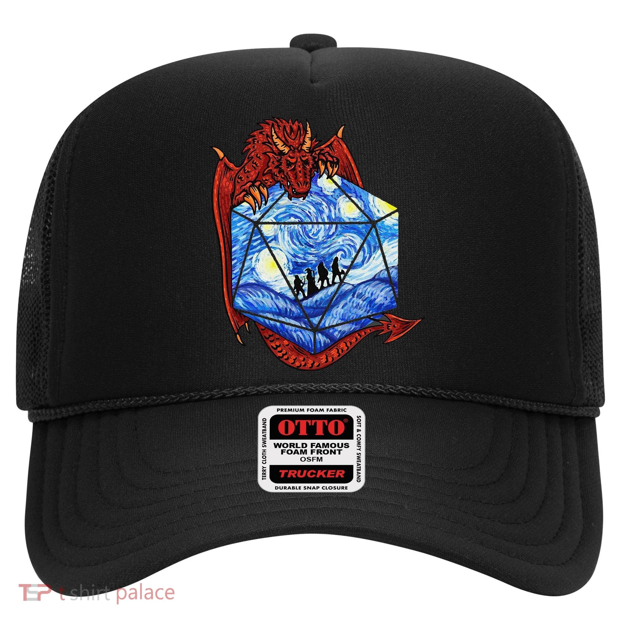 Funny Nerdy Gamer Fantasy Art Starry Night Gift Hat