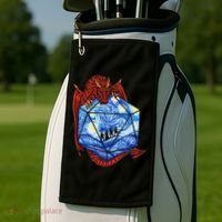 Funny Nerdy Gamer Fantasy Art Starry Night Gift Golf Towel thumb 2