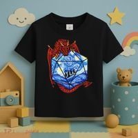 Funny Nerdy Gamer Fantasy Art Starry Night Gift Toddler T-Shirt thumb 3