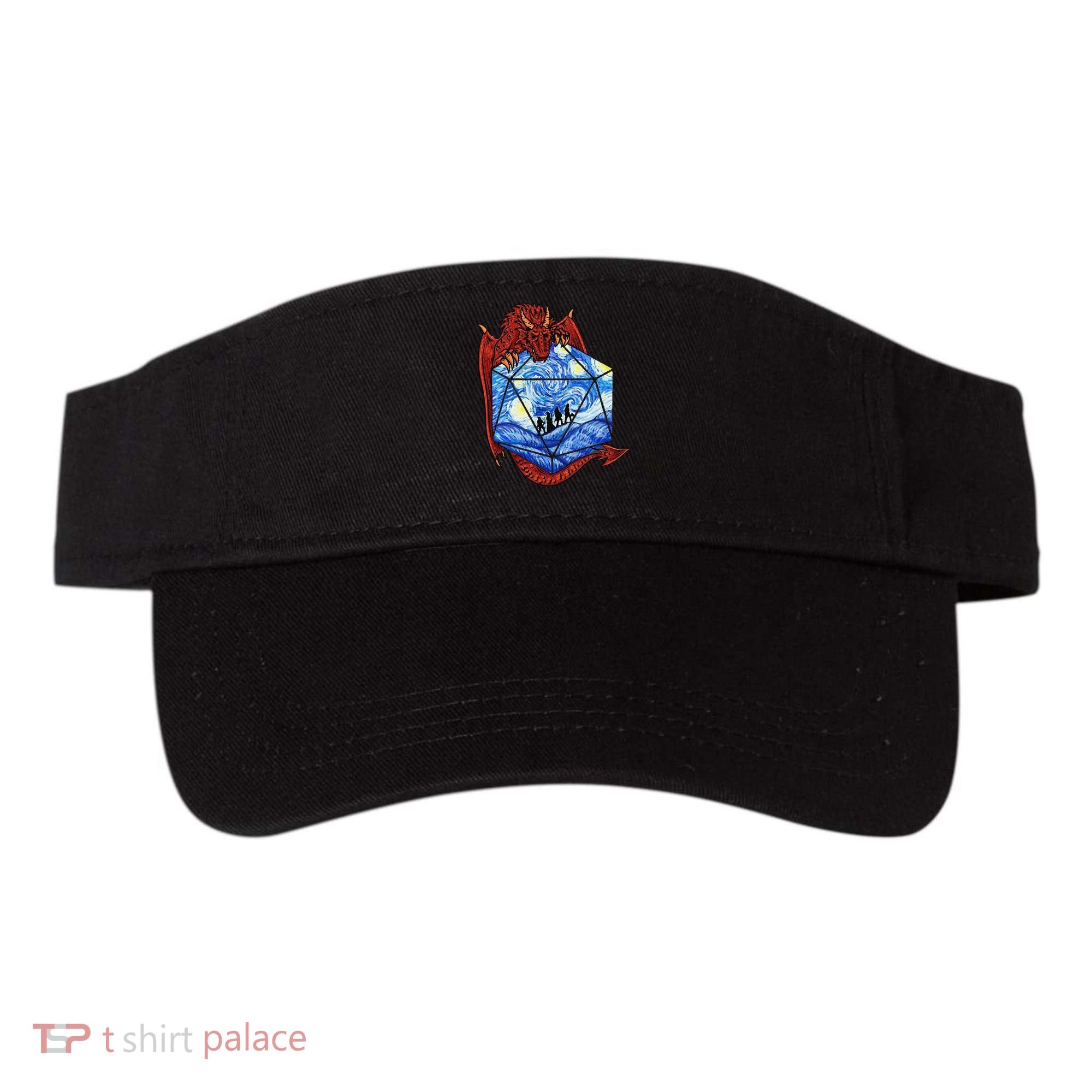 Funny Nerdy Gamer Fantasy Art Starry Night Gift Visor