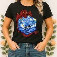 Funny Nerdy Gamer Fantasy Art Starry Night Gift Women's T-Shirt thumb 2