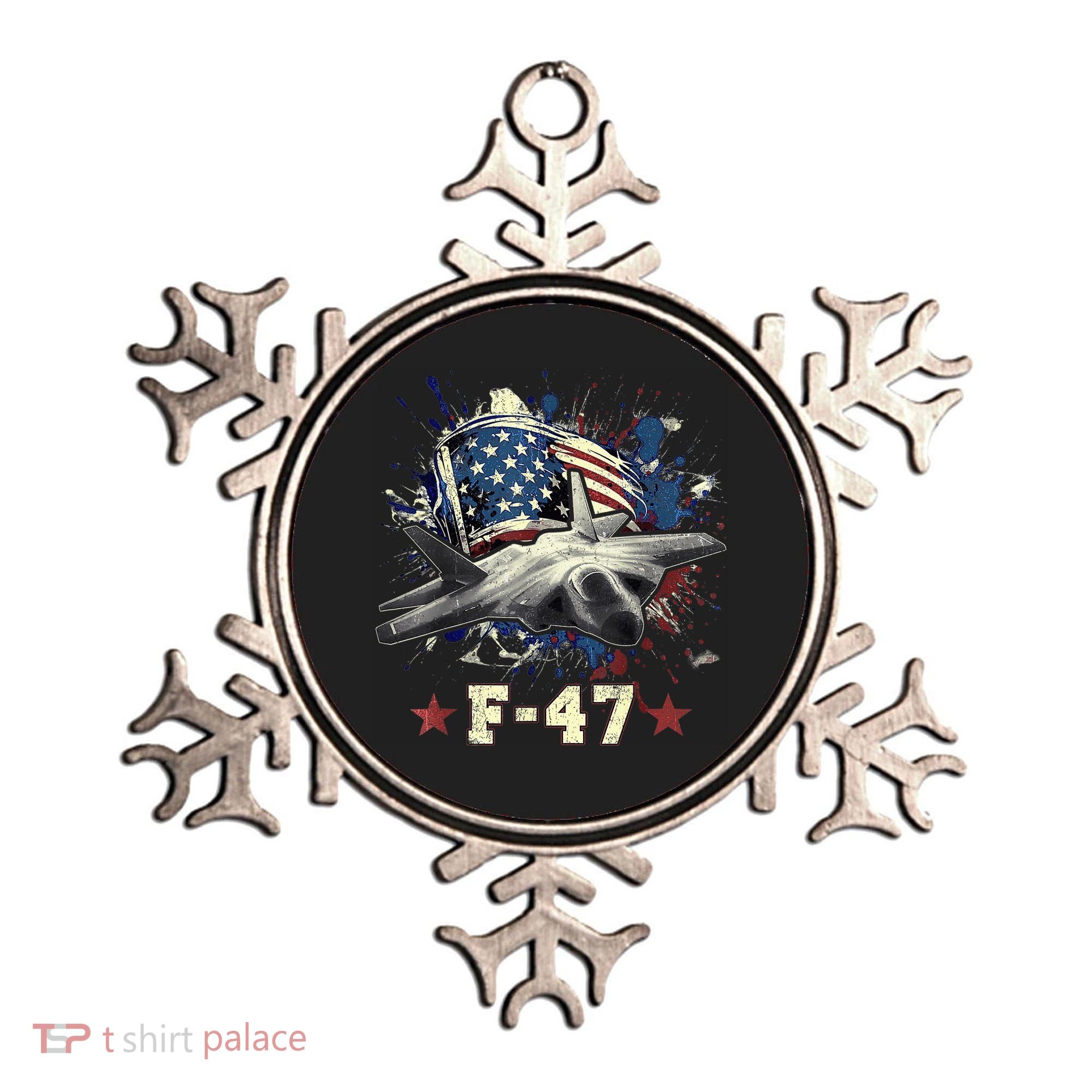 F-47 Next Generation Fighter Jet Aviation Airshow Ornament