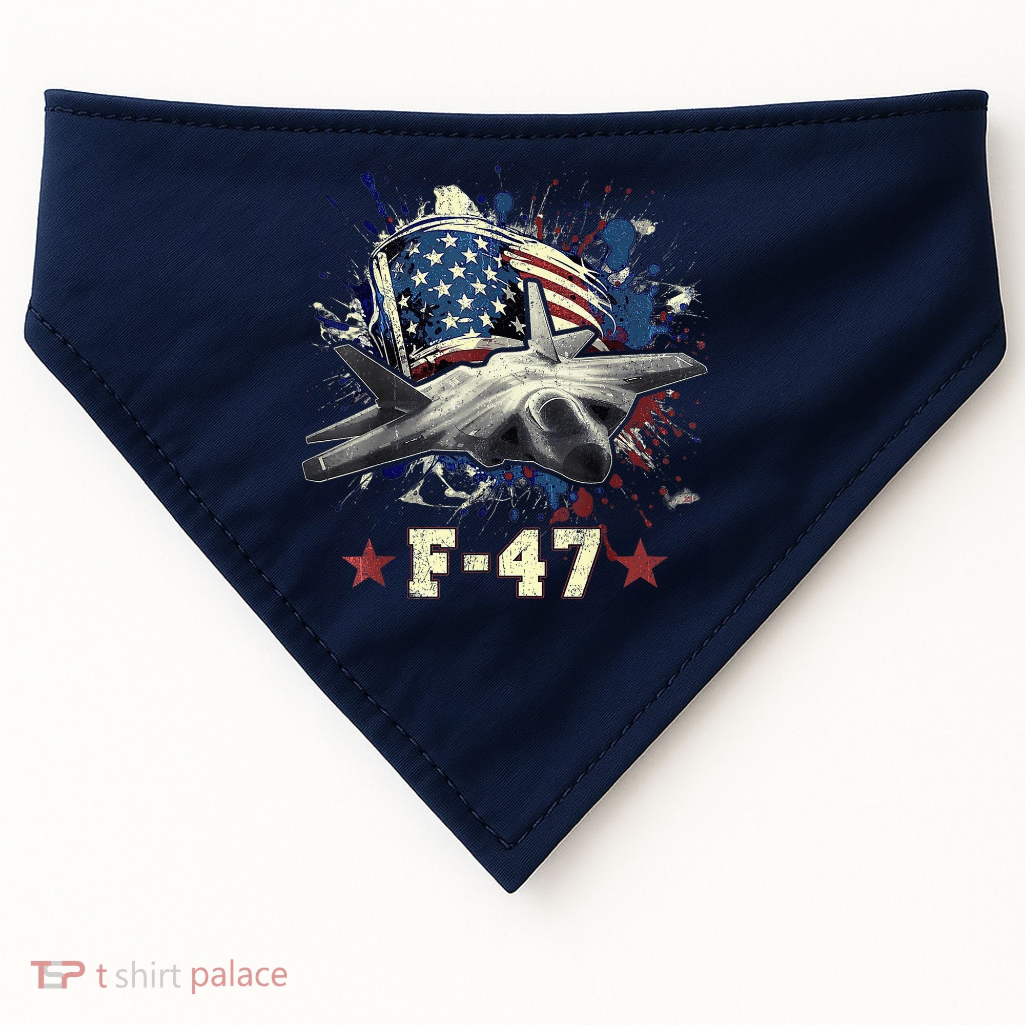 F-47 Next Generation Fighter Jet Aviation Airshow USA-Made Doggie Bandana
