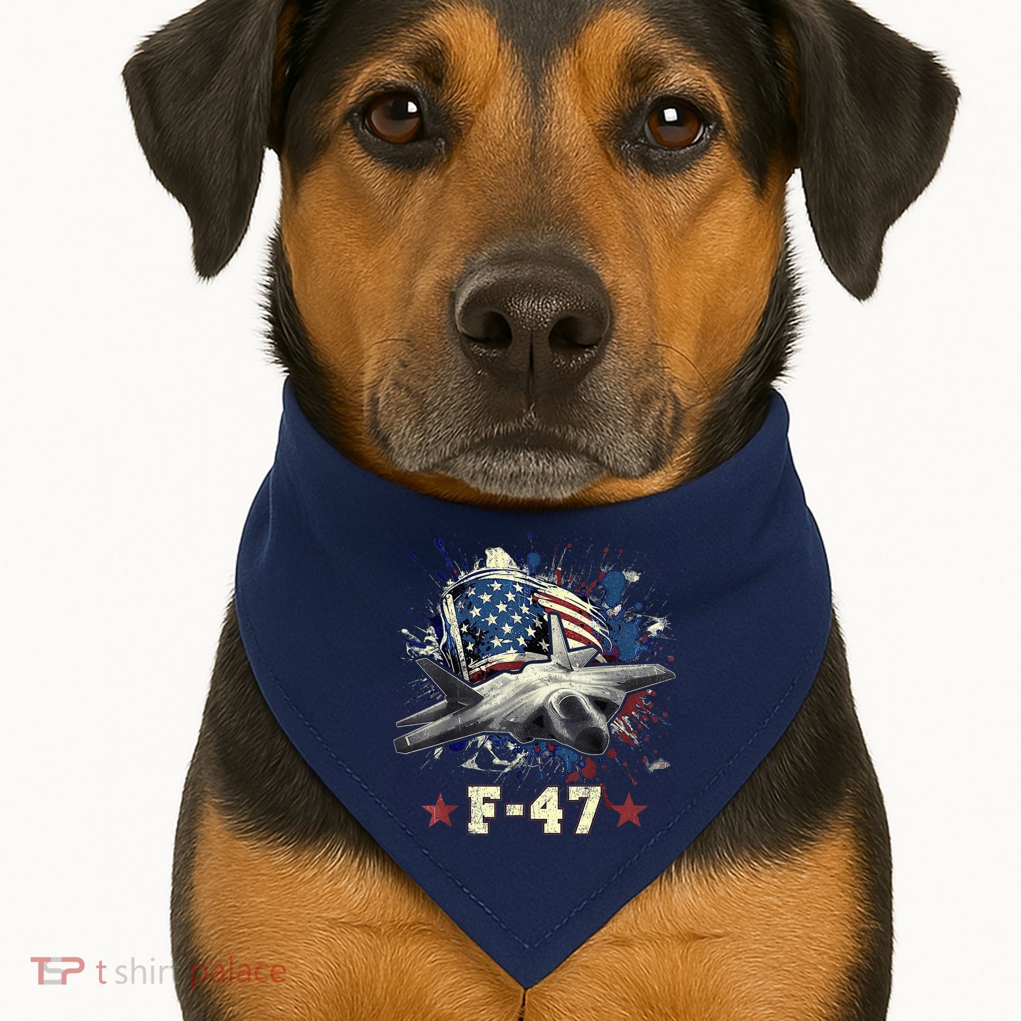 F-47 Next Generation Fighter Jet Aviation Airshow USA-Made Doggie Bandana