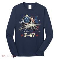 F-47 Next Generation Fighter Jet Aviation Airshow Long Sleeve Shirt thumb 0
