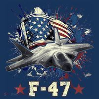 F-47 Next Generation Fighter Jet Aviation Airshow Sweatshirt thumb 3