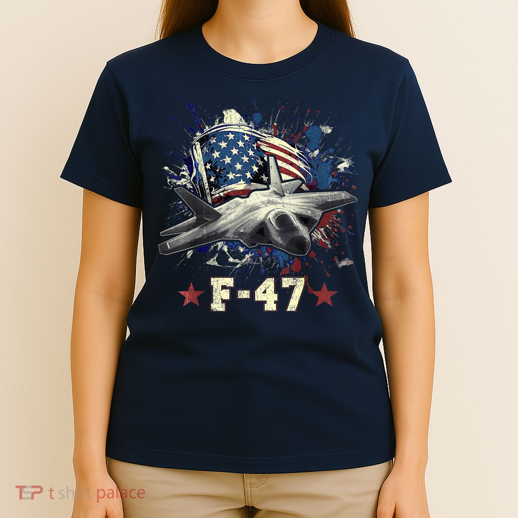 F-47 Next Generation Fighter Jet Aviation Airshow T-Shirt