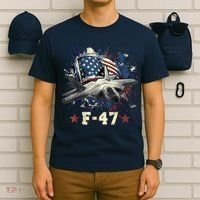 F-47 Next Generation Fighter Jet Aviation Airshow T-Shirt thumb 6