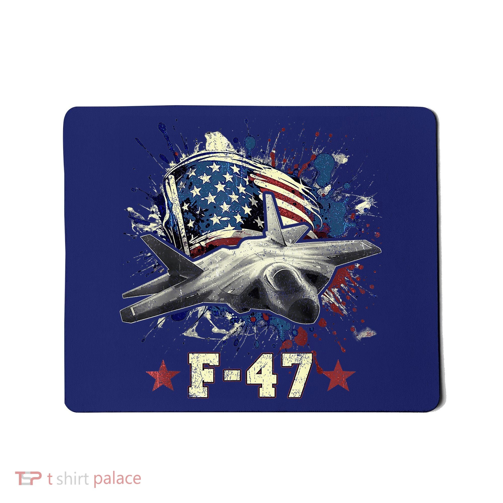 F-47 Next Generation Fighter Jet Aviation Airshow Mousepad