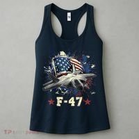 F-47 Next Generation Fighter Jet Aviation Airshow Women's Tank Top thumb 3