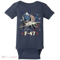 F-47 Next Generation Fighter Jet Aviation Airshow Baby Bodysuit thumb 0