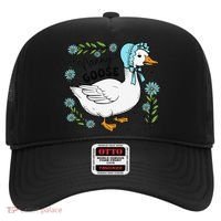 Floral Nanny Goose Cute Silly Goose Mothers Day Hat thumb 0