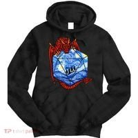 Funny Nerdy Gamer Fantasy Art Starry Night Tie Dye Hoodie thumb 0