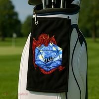 Funny Nerdy Gamer Fantasy Art Starry Night Golf Towel thumb 2