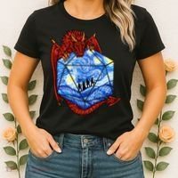 Funny Nerdy Gamer Fantasy Art Starry Night Women's T-Shirt thumb 2