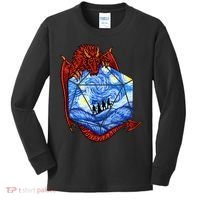 Funny Nerdy Gamer Fantasy Art Starry Night Kids Long Sleeve Shirt thumb 0