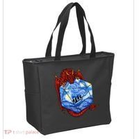 Funny Nerdy Gamer Fantasy Art Starry Night Tote Bag thumb 2