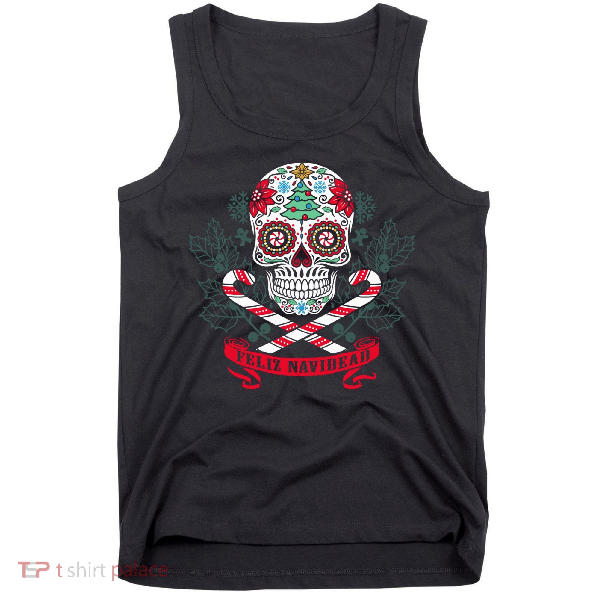 Feliz Navidad Holiday Season Christmas Xmas Mexican Tank Top