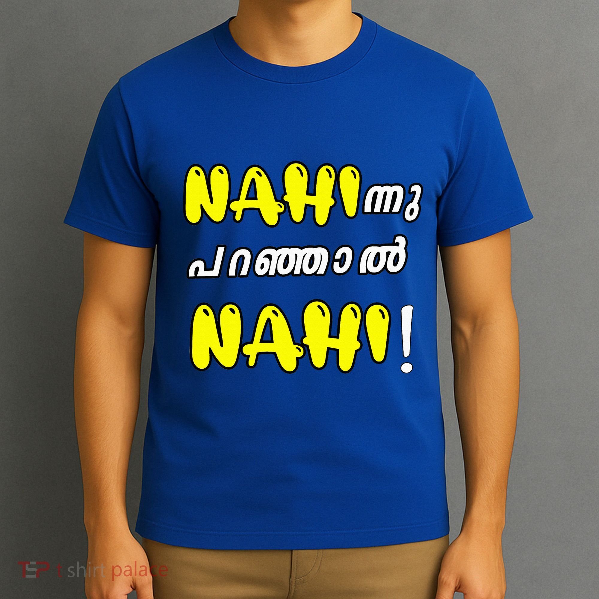 Funny Nahi Hindi Keralite Malayali Malayalam T-Shirt