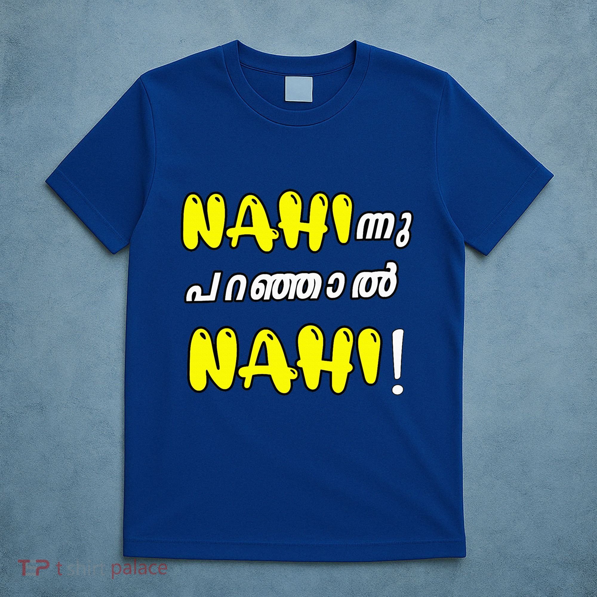 Funny Nahi Hindi Keralite Malayali Malayalam T-Shirt