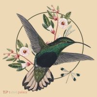 Floral Nature Hummingbird Tote Bag thumb 4