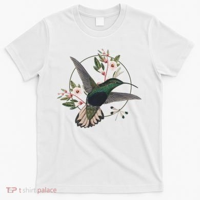 Floral Nature Hummingbird T-Shirt